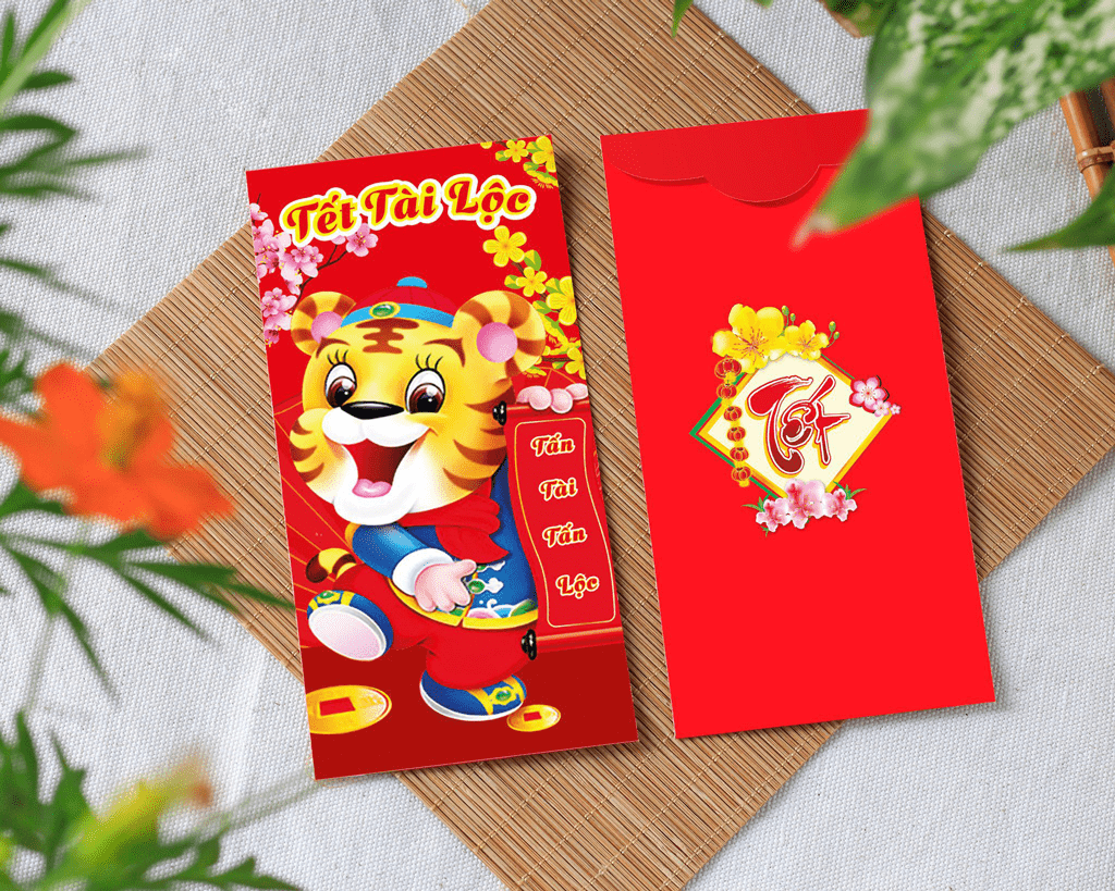 Combo 50 bao lì xì tết 2022 - Mẫu C-81 - C81
