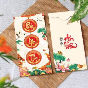 Combo 50 bao lì xì tết 2022 - Mẫu C-82 - C82