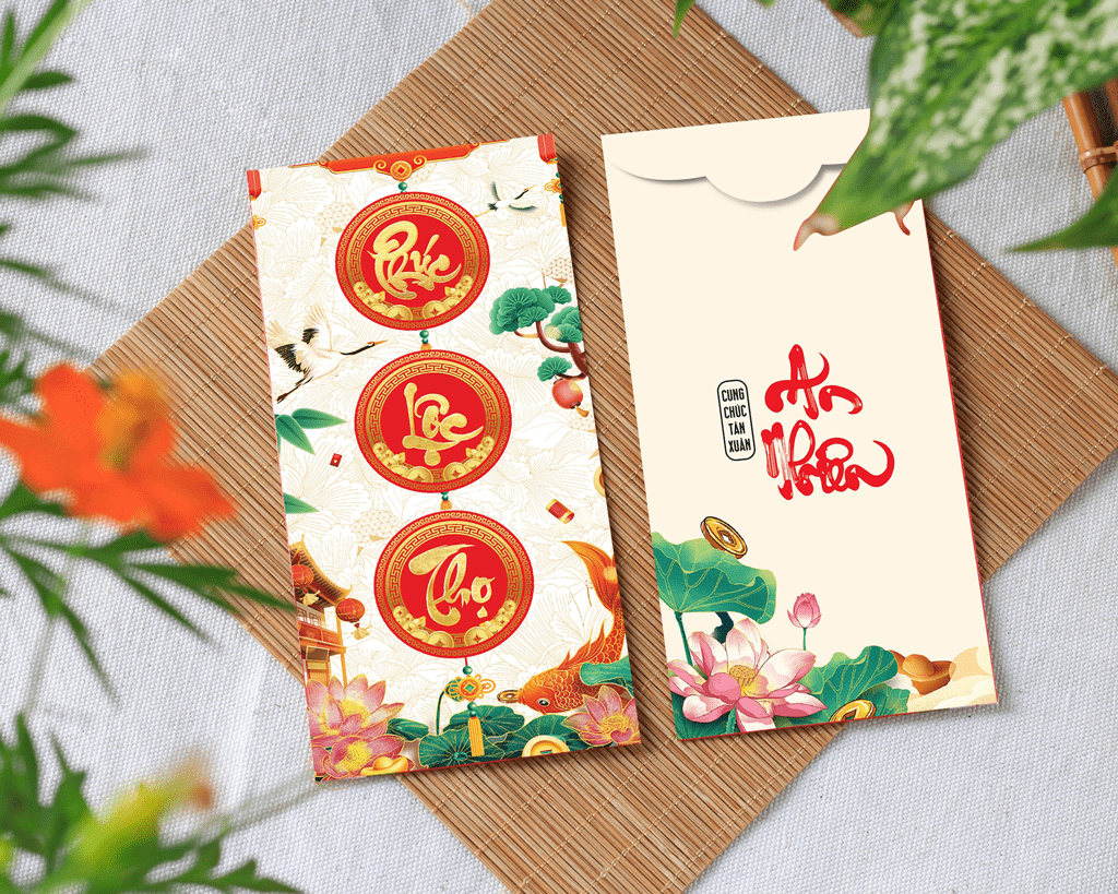 Combo 50 bao lì xì tết 2022 - Mẫu C-82 - C82