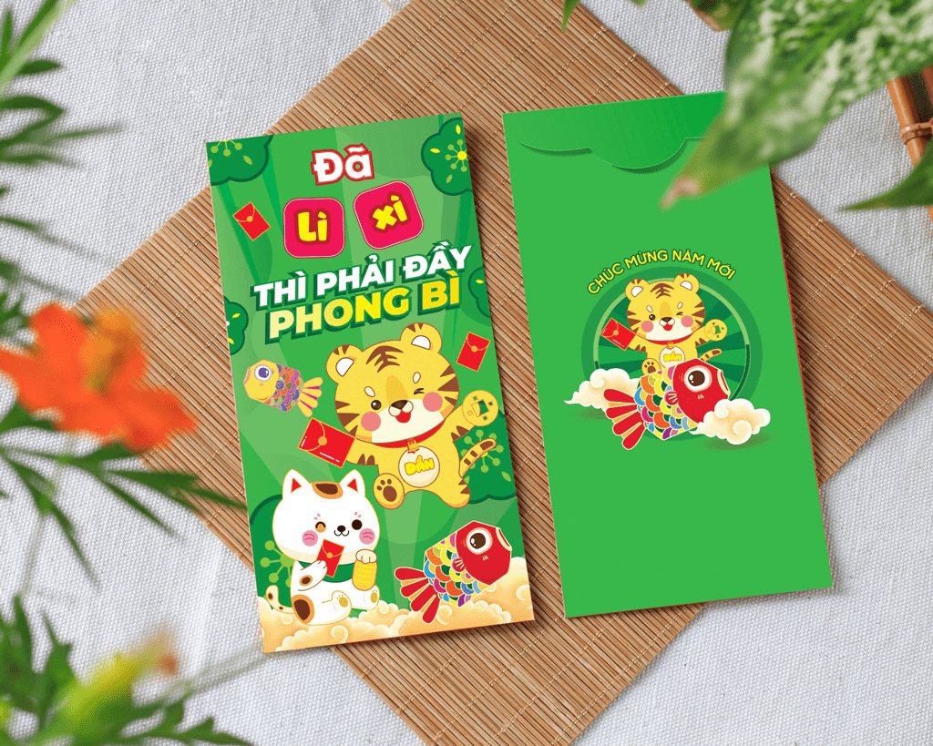 Combo 50 bao lì xì tết 2022 - Mẫu C-86 - C86
