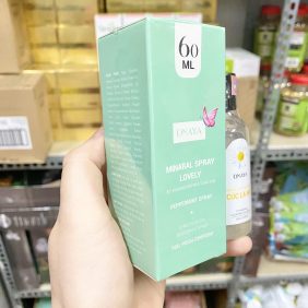 Xịt khử mùi vùng kín màu xanh Minaral Spray Lovely Peppermint ONAYA chính hãng - 8938540224049