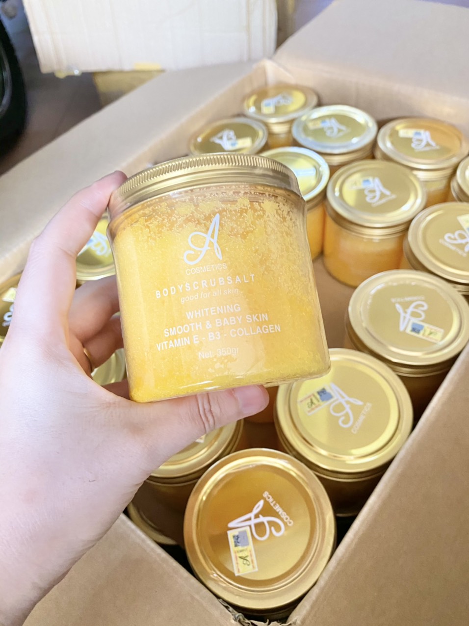 Muối tẩy tế bào chết body trái cây A Cosmetics chính hãng Muối tẩy tế bào chết body trái cây A Cosmetics chính hãng