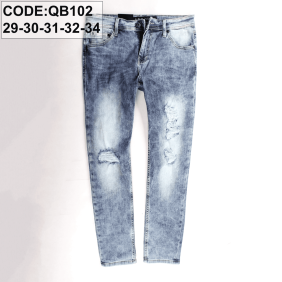 Jeans dài nam co giãn ống ôm nam tính