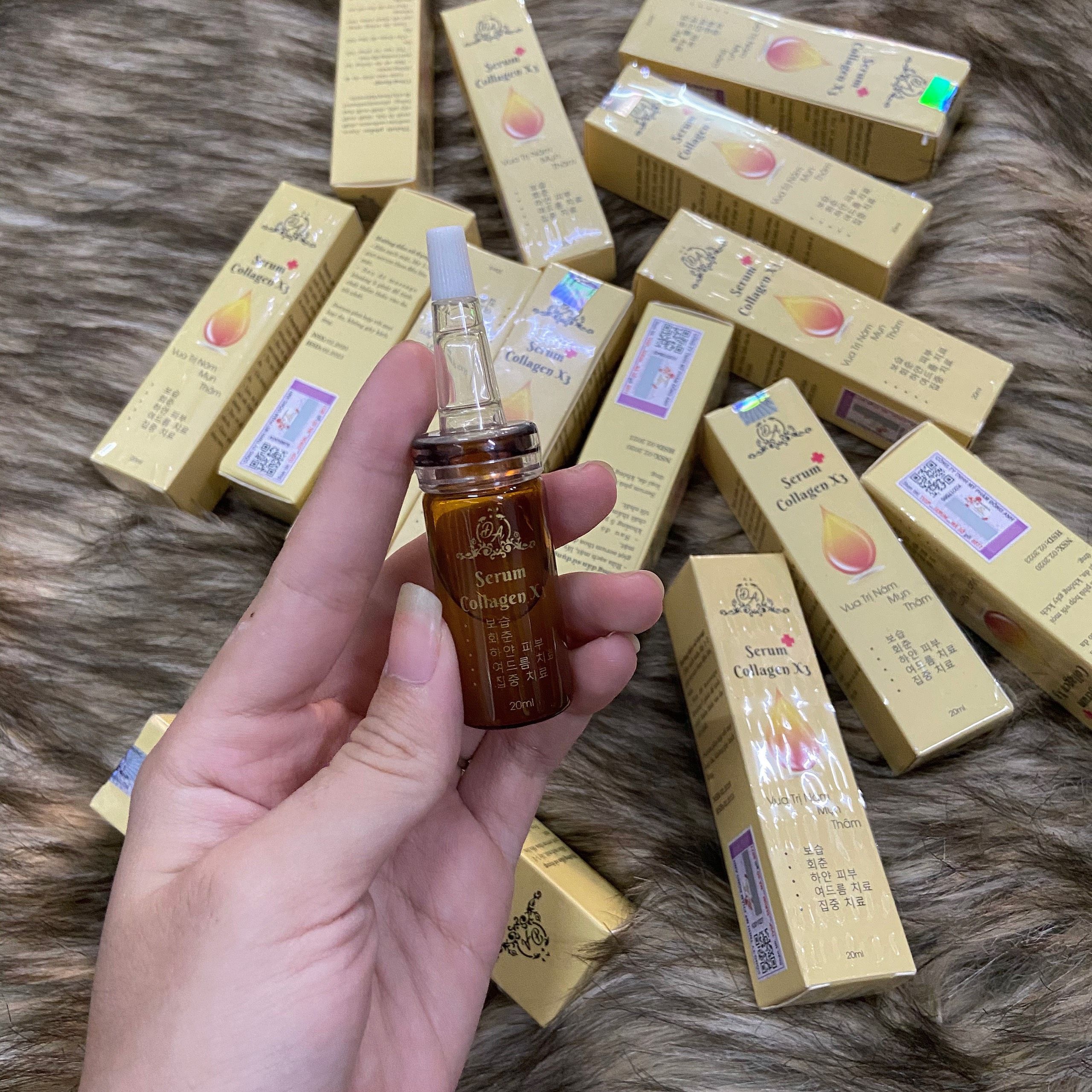 Serum collagen x3 Đông Anh có công dụng gì?