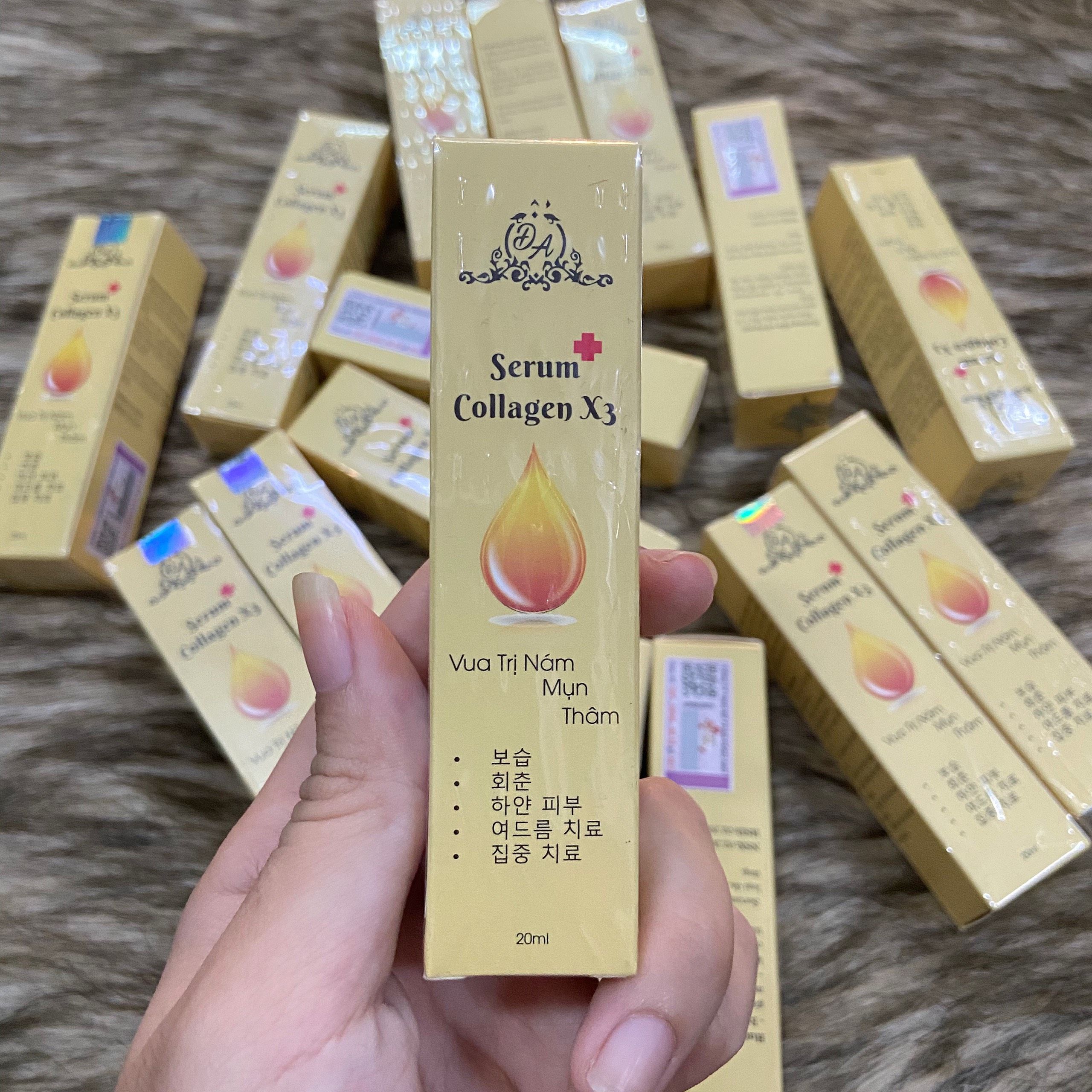 Serum collagen x3 Đông Anh có công dụng gì?