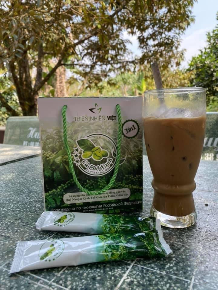 "HÔ BIẾN" 1Kg SAU 10 LY CÀ PHÊ XANH KHÁNG MỠ TUYỆT VỜI