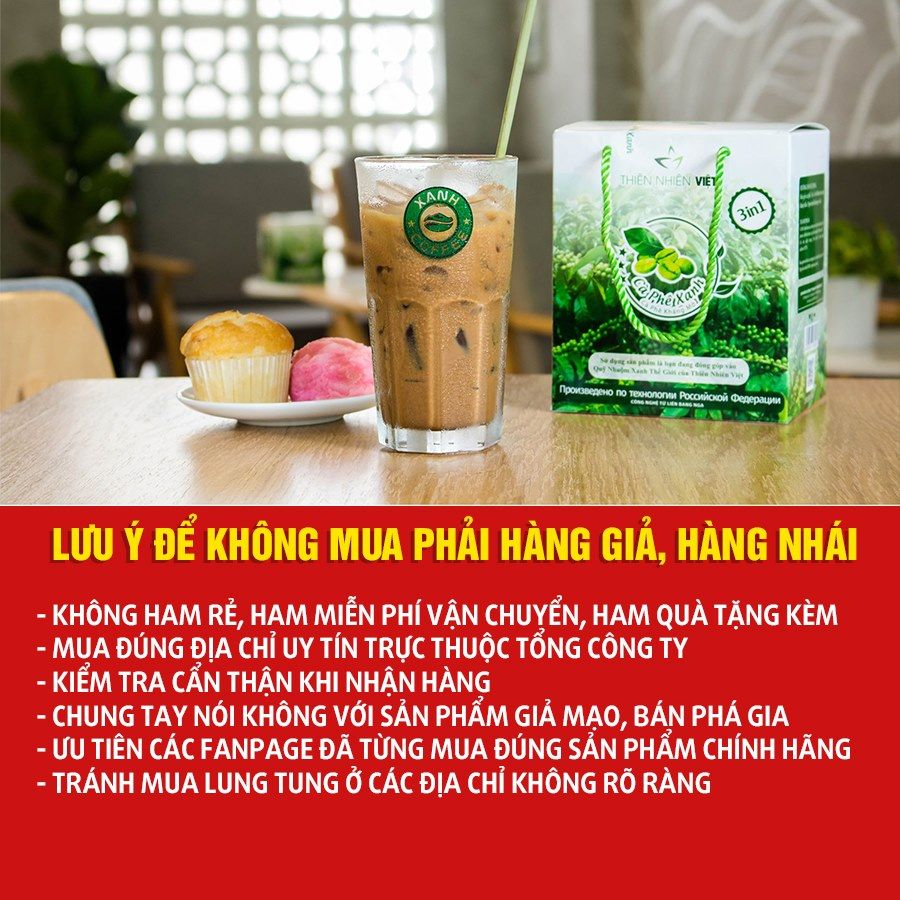 Cà Phê Xanh có hàng giả! Làm sao để phân biệt được Cà Phê Xanh chính hãng?