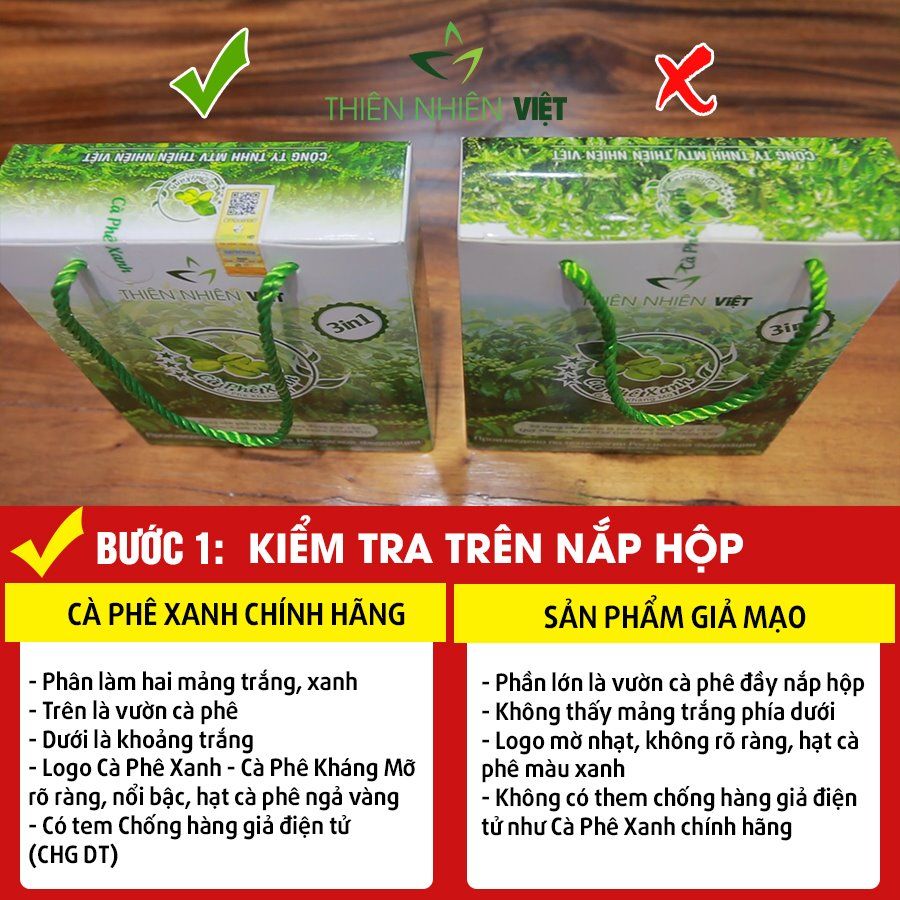 Cà Phê Xanh có hàng giả! Làm sao để phân biệt được Cà Phê Xanh chính hãng?