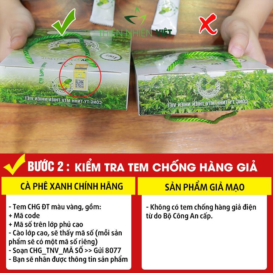 Cà Phê Xanh có hàng giả! Làm sao để phân biệt được Cà Phê Xanh chính hãng?