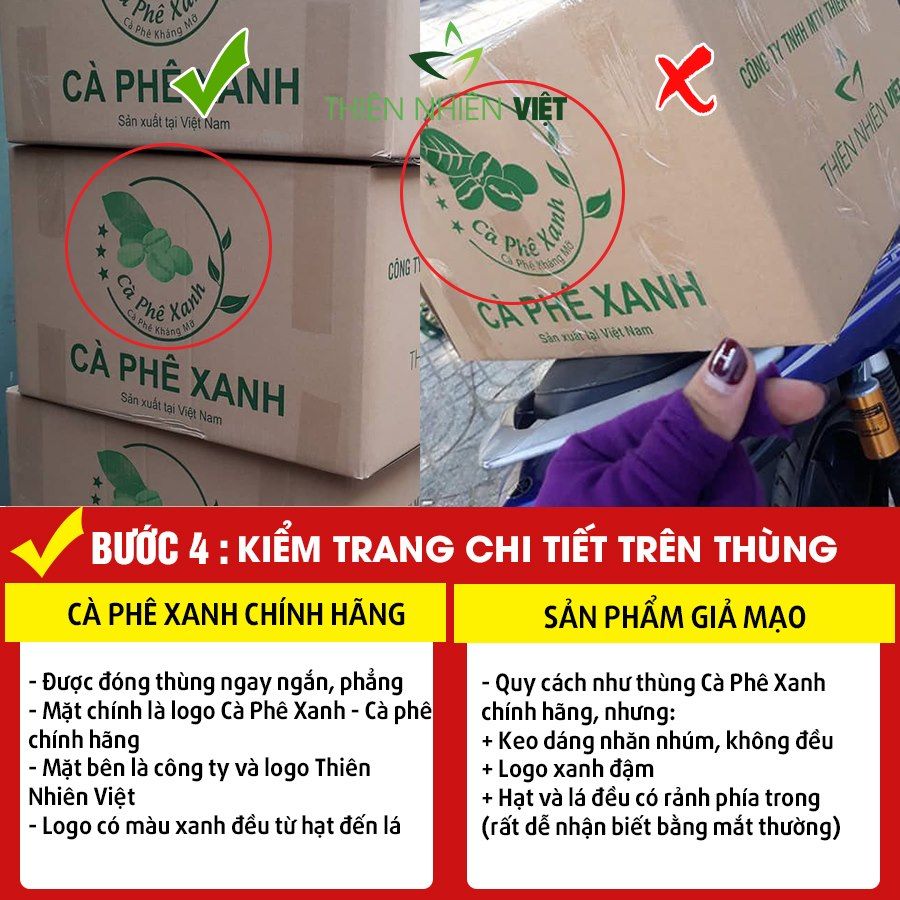 Cà Phê Xanh có hàng giả! Làm sao để phân biệt được Cà Phê Xanh chính hãng?