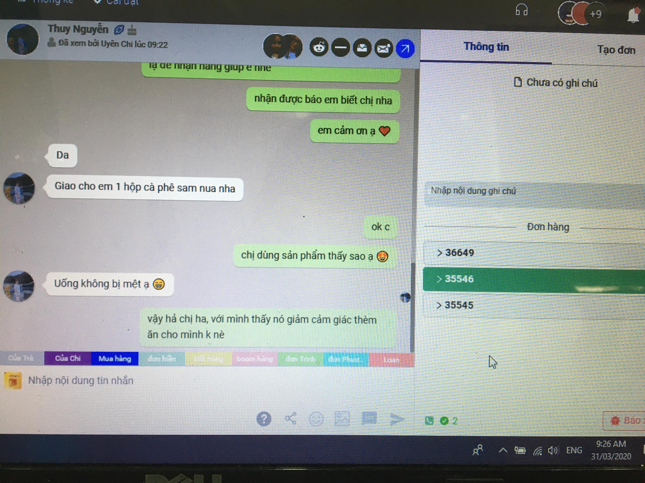 Feedback của khách iu sau khỉ sử dụng cà phê sâm Ginseng