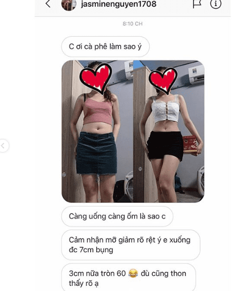 Feedback của khách iu sau khỉ sử dụng cà phê sâm Ginseng
