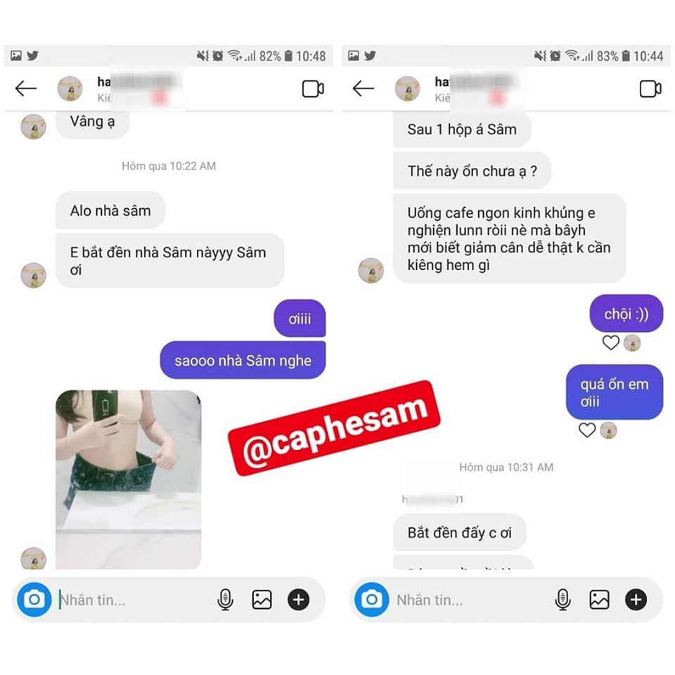 Feedback của khách iu sau khỉ sử dụng cà phê sâm Ginseng