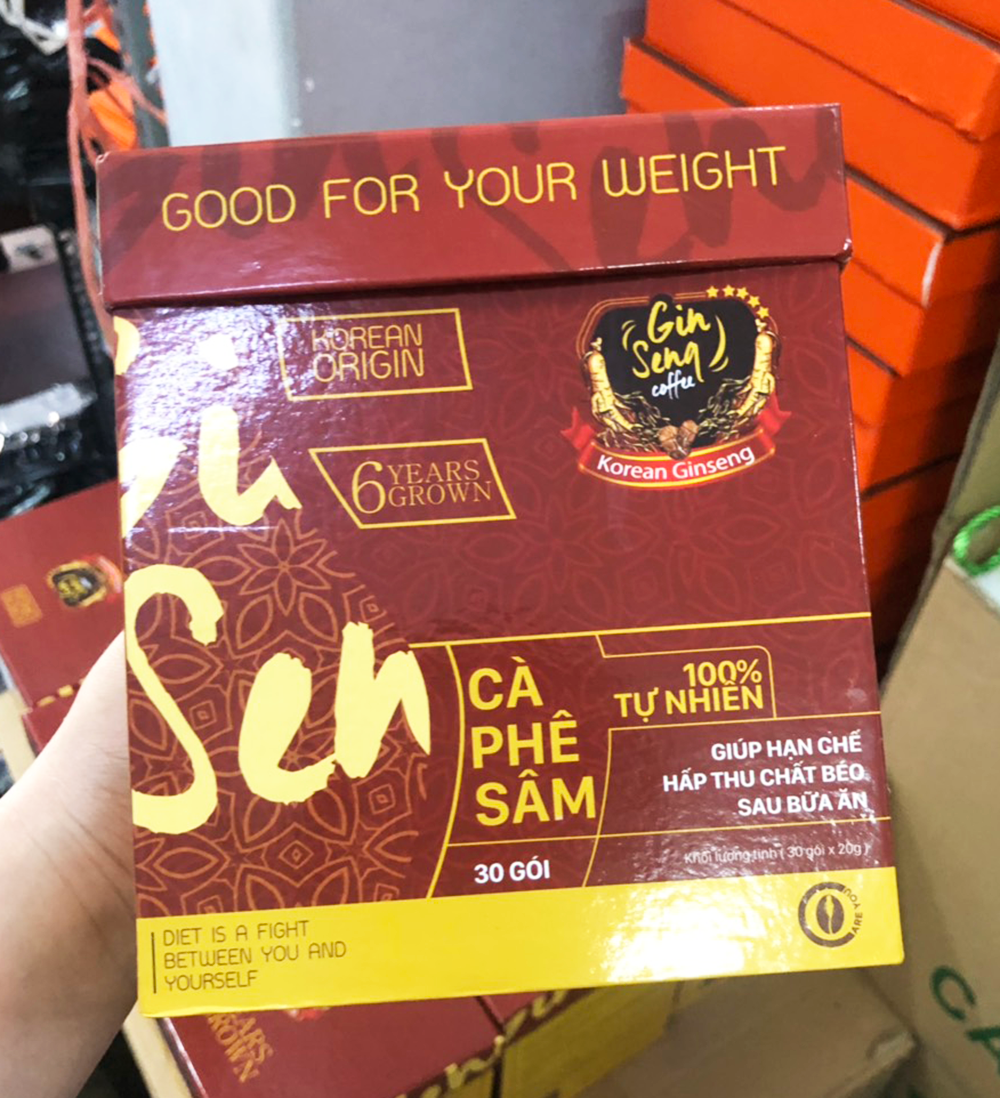 Cà phê Sâm giảm cân an toàn GinSeng Coffee