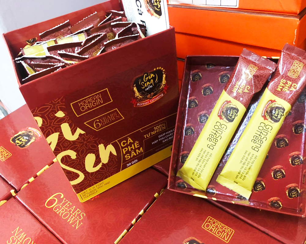 Cà phê Sâm giảm cân an toàn GinSeng Coffee