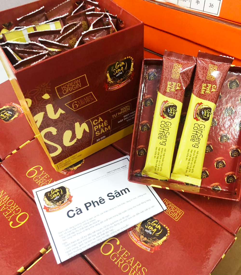Cà phê Sâm giảm cân an toàn GinSeng Coffee