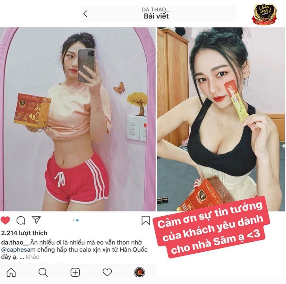 Cafe sâm giảm mỡ giúp bạn lấy lại vóc dáng đẹp thon gọn