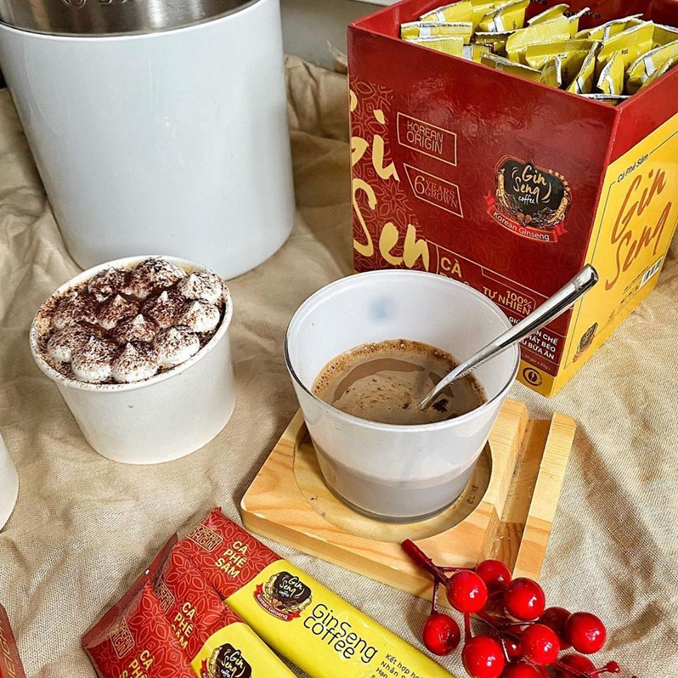 Cà phê sâm giảm mỡ thừa GinSeng được các Youtuber Mukbang tin tưởng
