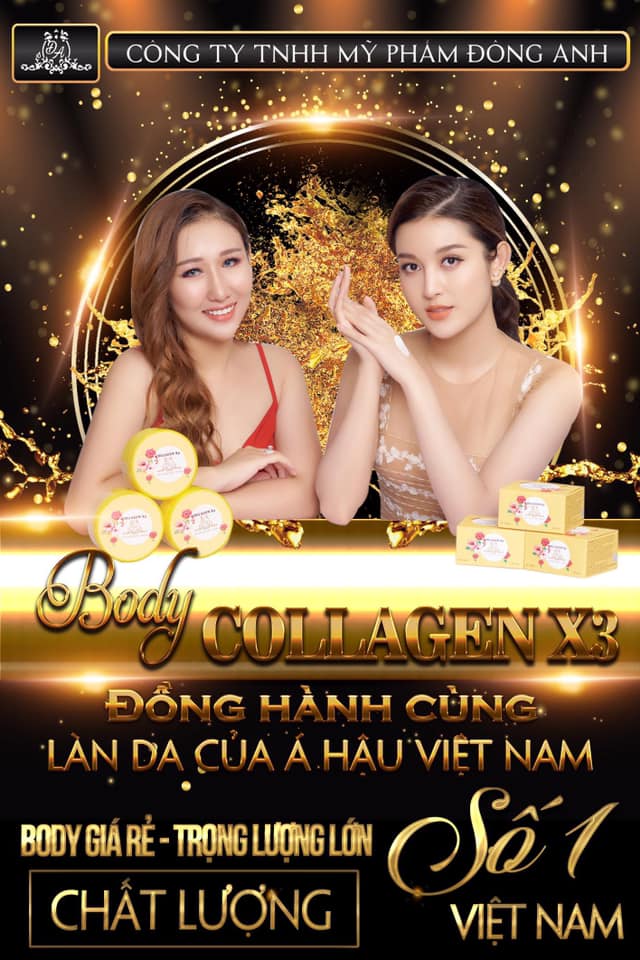 Á Hậu Việt Nam Đồng Hành cùng Mỹ Phẩm Đông Anh Collagen X3