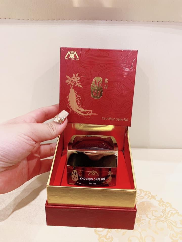 Cao mụn sâm đỏ - khắc tinh làn da mụn