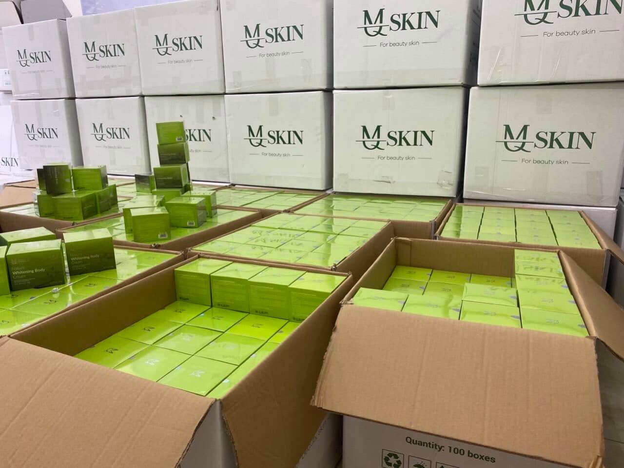 Kem body diệp lục MQskin làm trắng mịn da ngay tức thì