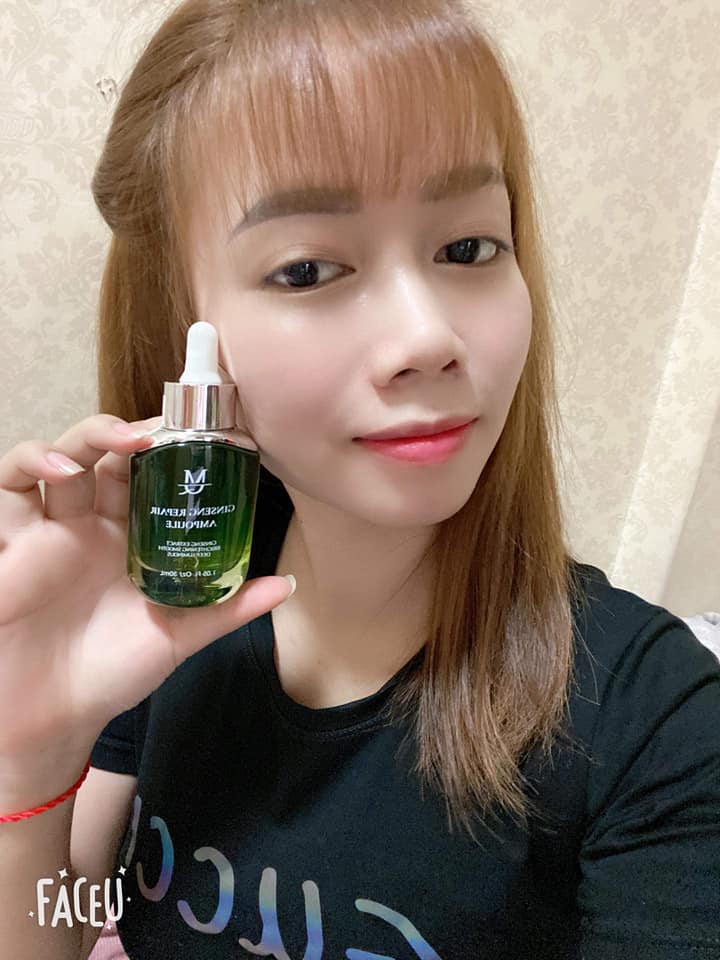Serum căng bóng da nhân sâm MQ Skin chính hãng