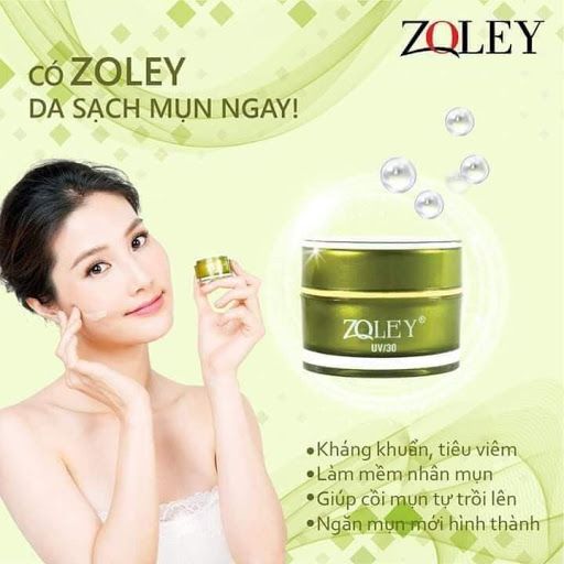 Kem face Zoley Màu Xanh đặc trị rất hiệu quả