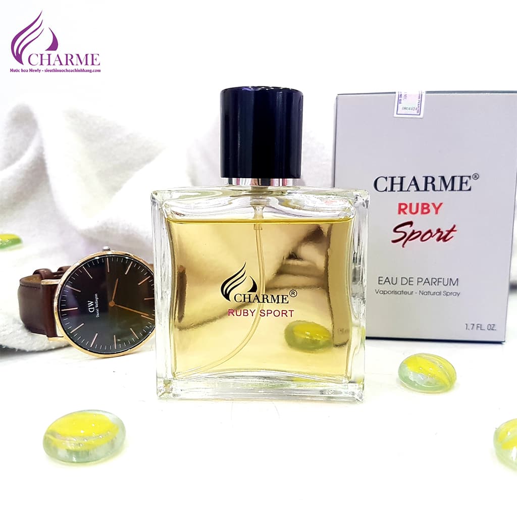 Nước hoa nam Charme Ruby Sport cho chàng trai hay vận động