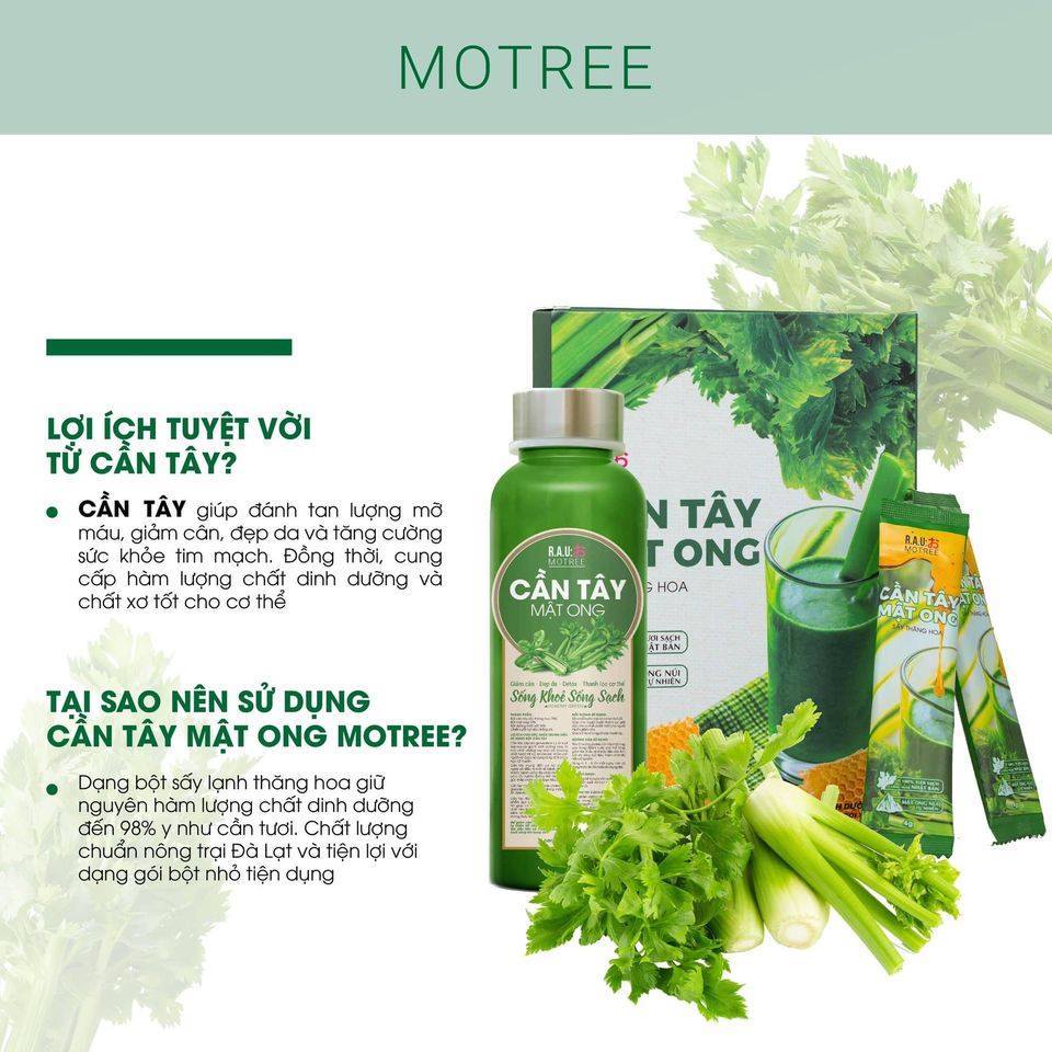 Cần Tây Mật Ong Motree