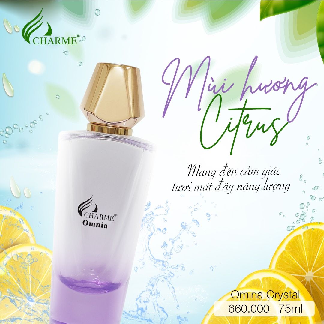 Nhóm hương citrus cho mùa hè của nữ
