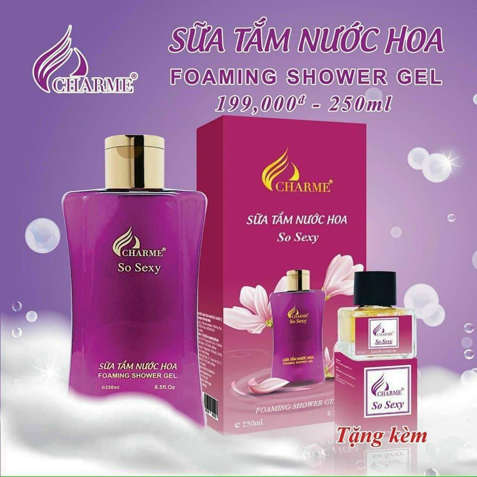 Sữa tắm Nước hoa Charme So Sexy 250ml