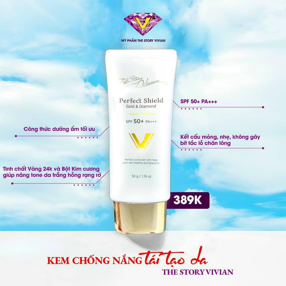Kem chống nắng the story vivian