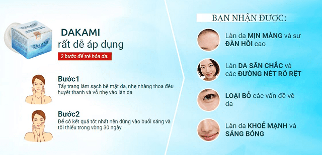 Kem chống lão hóa DAKAMI chính hãng