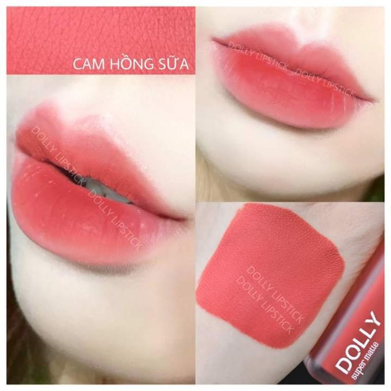 Son Kem Lì Dolly Super Matte chính hãng mua 1 tặng 1