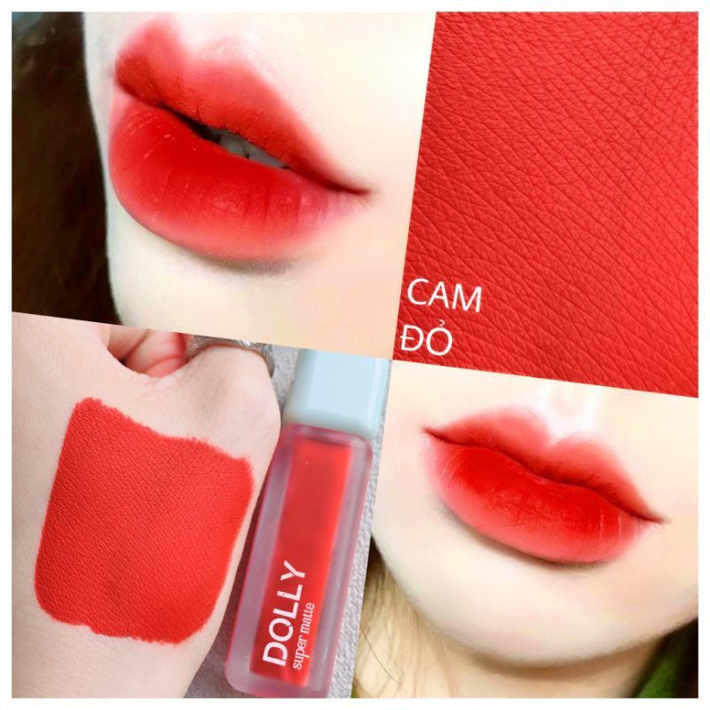 Son Kem Lì Dolly Super Matte chính hãng mua 1 tặng 1