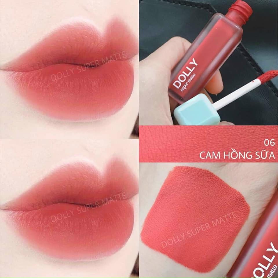 Son Kem Lì Dolly Super Matte chính hãng mua 1 tặng 1