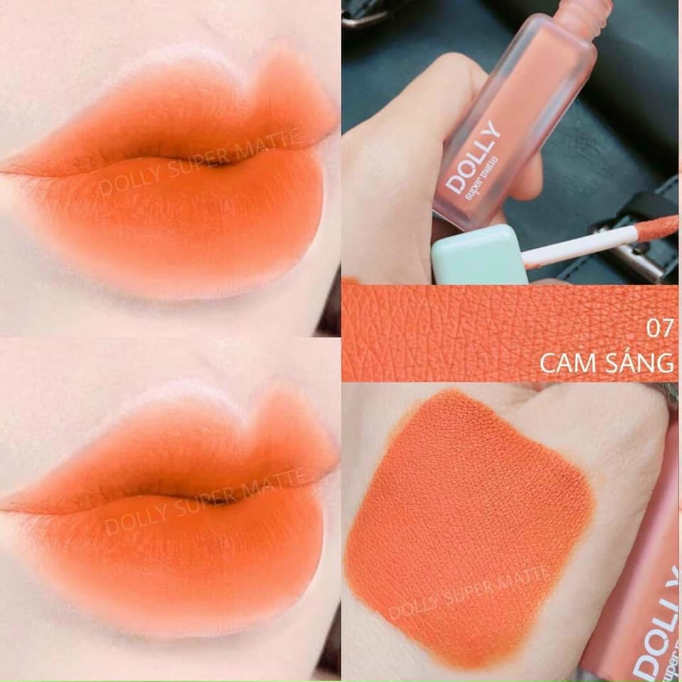 Son Kem Lì Dolly Super Matte chính hãng mua 1 tặng 1