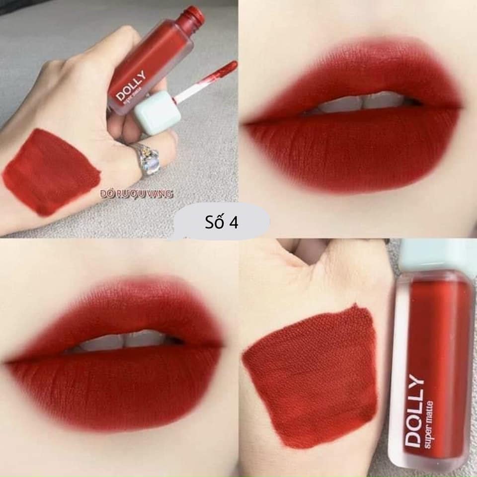 Son Kem Lì Dolly Super Matte chính hãng mua 1 tặng 1