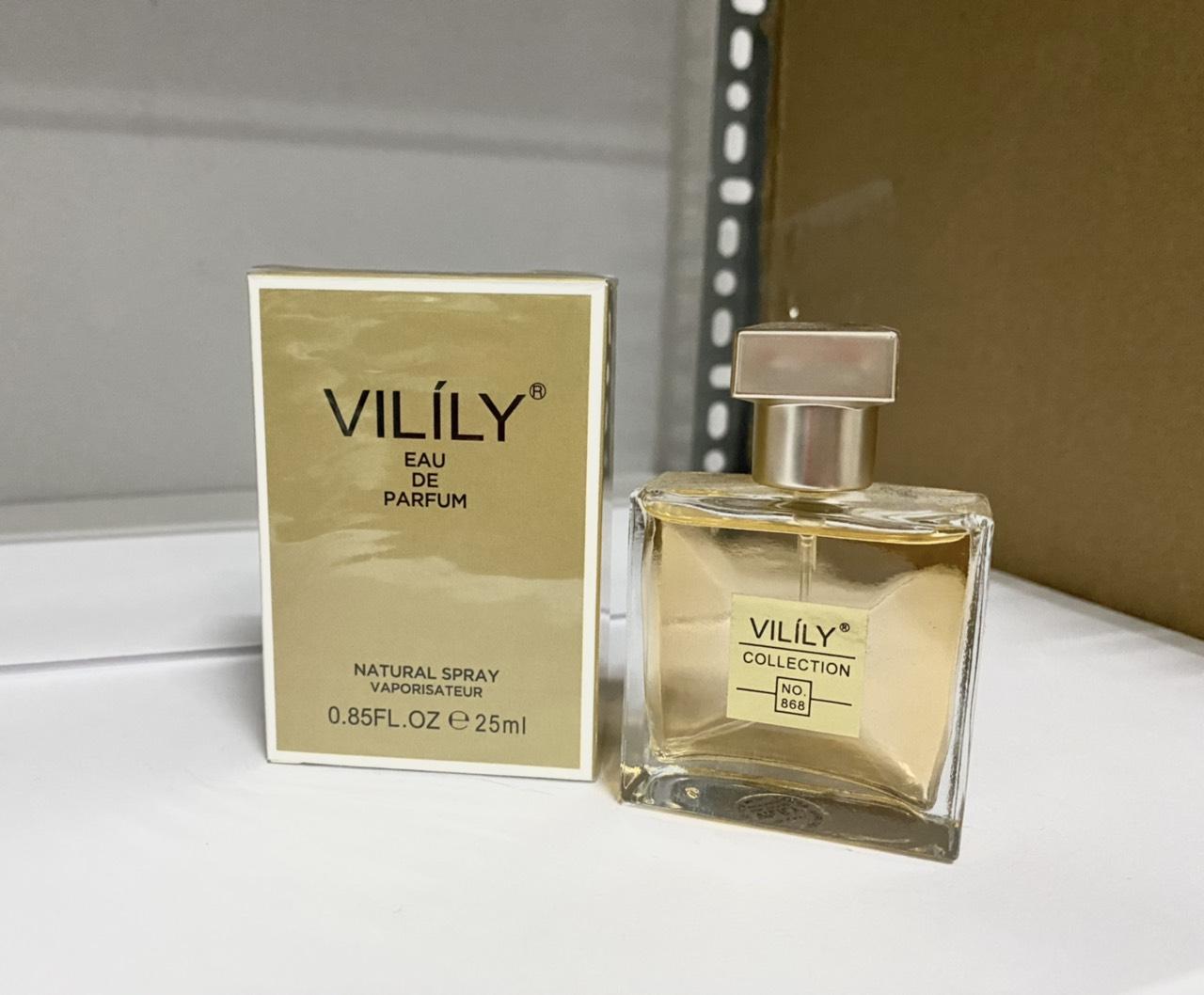 Nước hoa mùi nữ nội địa Trung Vilíly 25ml thơm lâu( nhiều mùi)