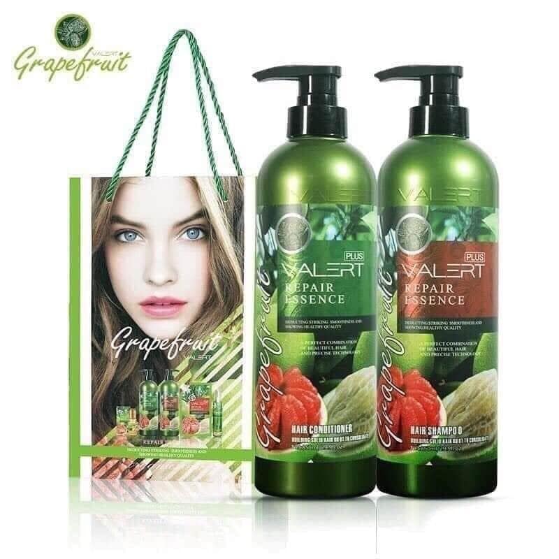 Combo dầu gội xả tinh chất bưởi Grapefruit Valert chính hãng