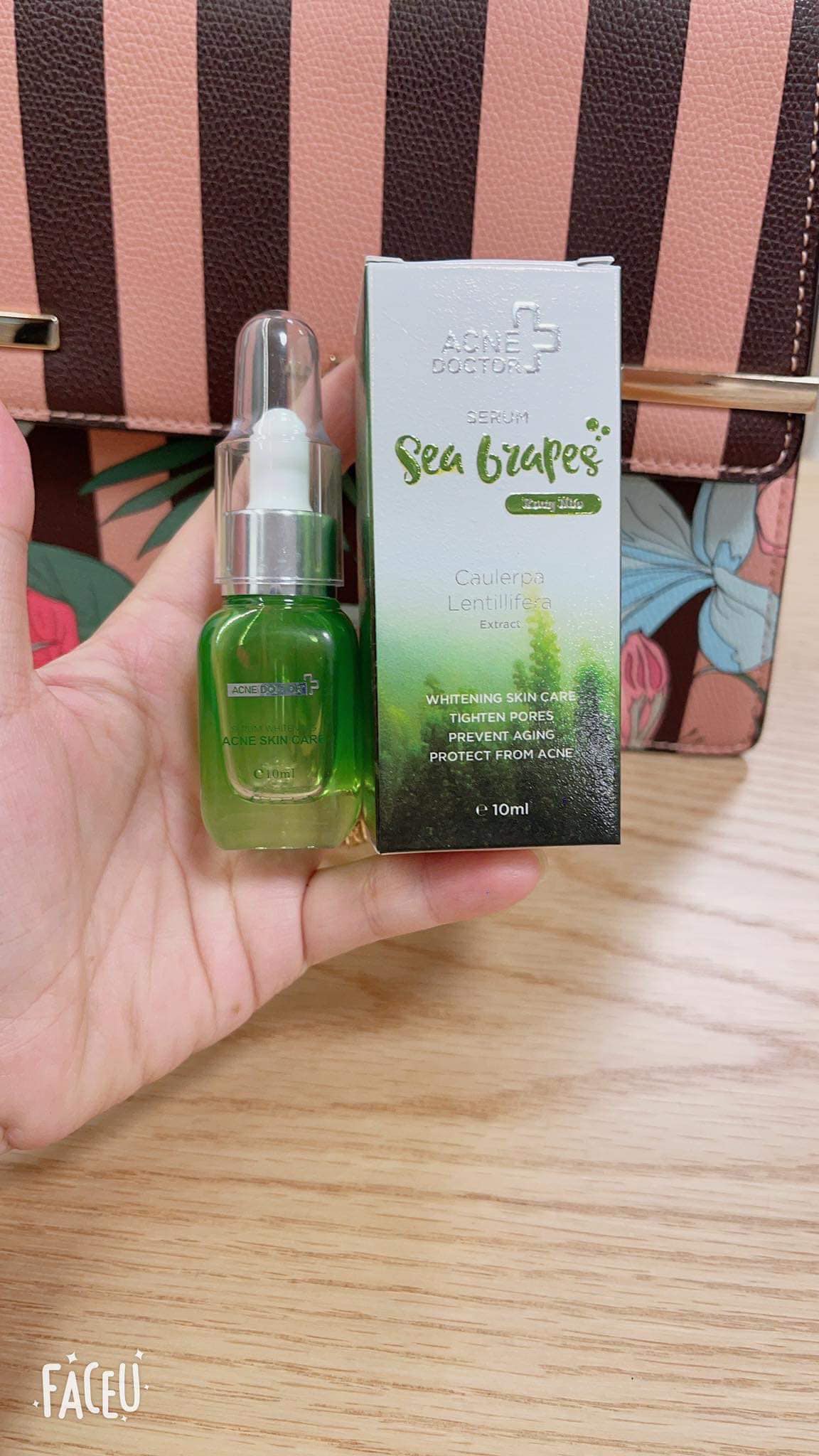 Serum trị mụn Sea Bzapes rong nho Acne Doctor chính hãng