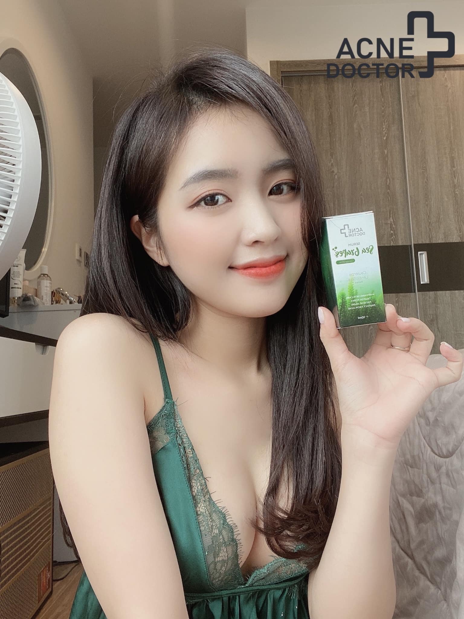 Serum trị mụn Sea Bzapes rong nho Acne Doctor chính hãng