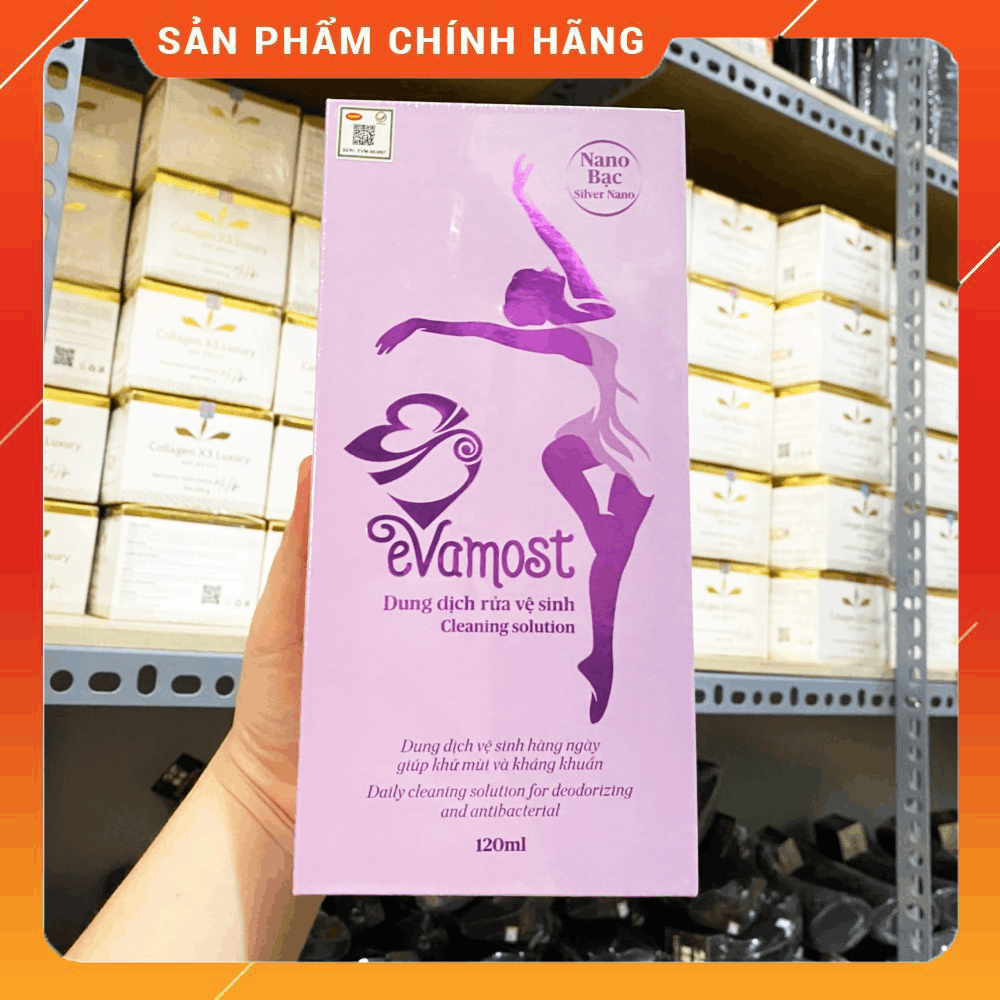 Dung Dịch Vệ Sinh Phụ Nữ Evamost 120ml chính hãng