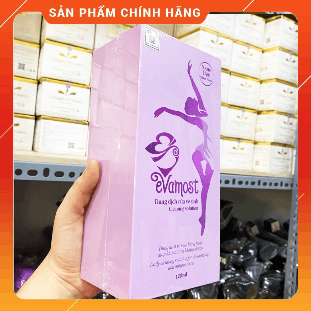 Dung Dịch Vệ Sinh Phụ Nữ Evamost 120ml chính hãng