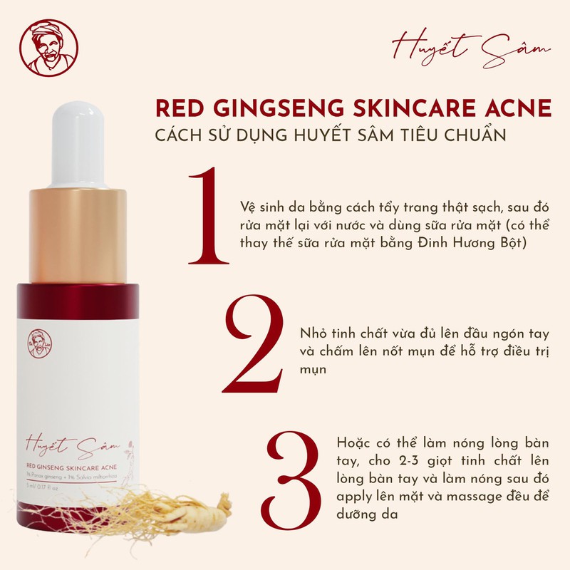 Serum Huyết sâm Bà Lão chính hãng bản tiêu chuẩn