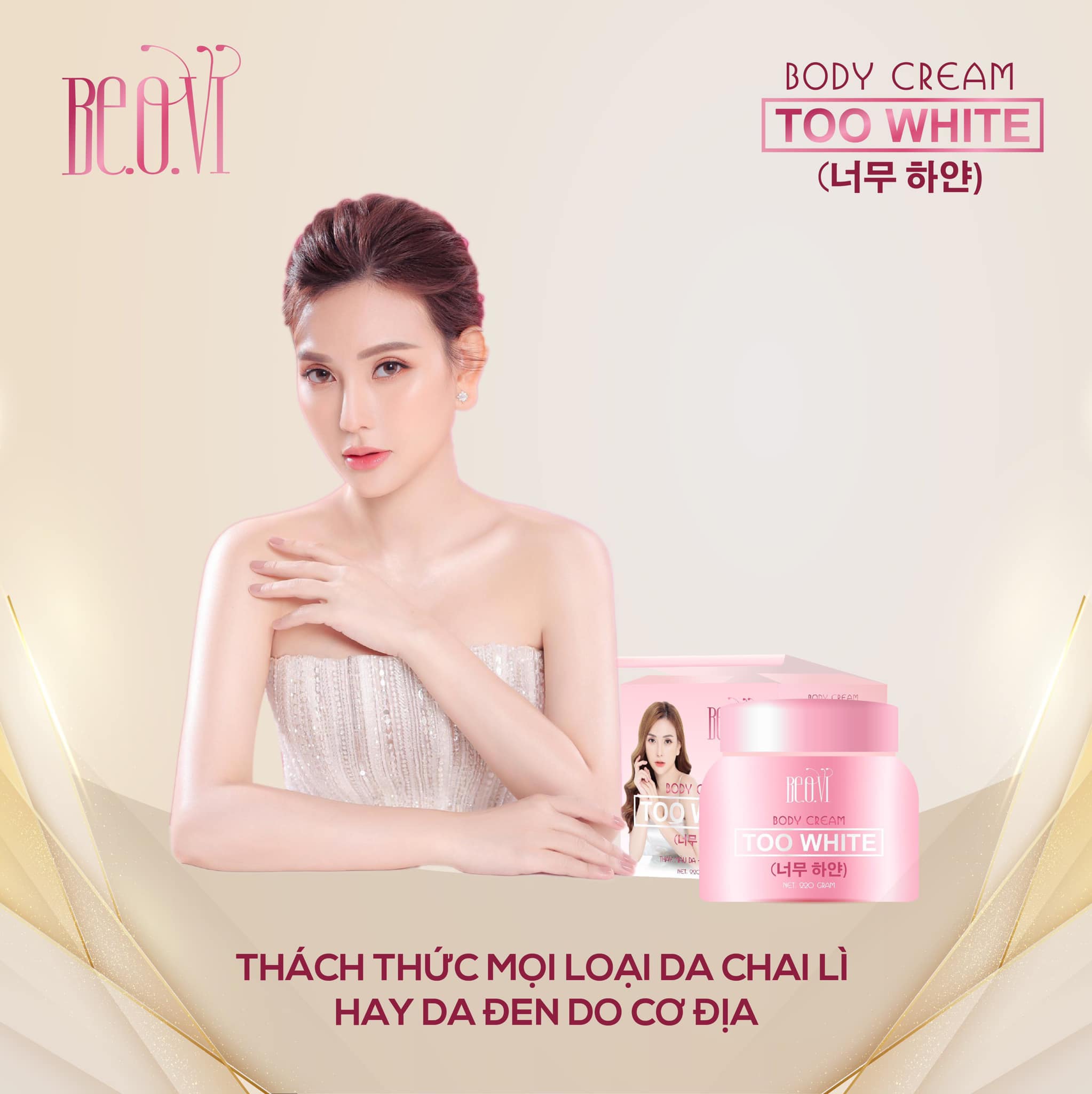 Bạn đã sử dụng và trải nghiêm thử dòng kem BEOVI BODY TOO WHITE này chưa?