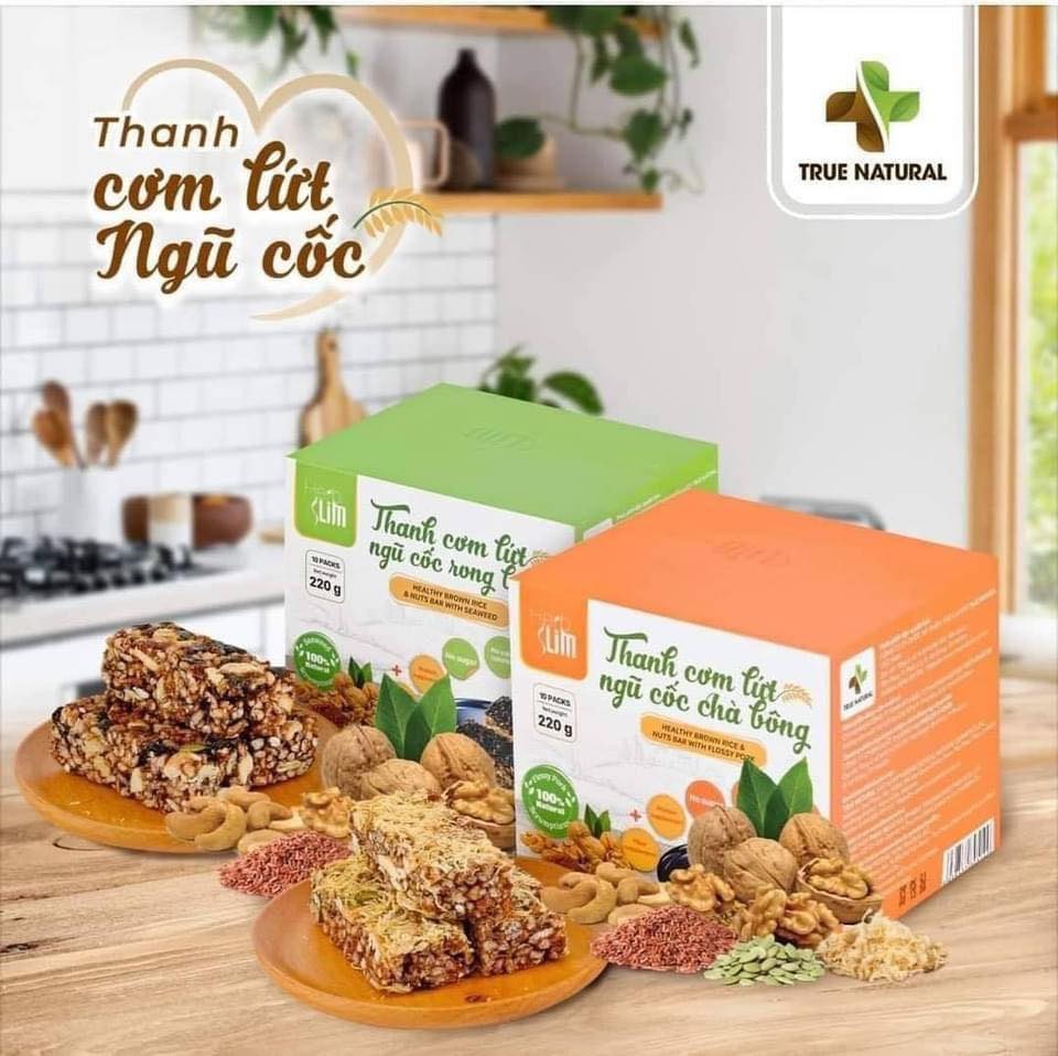Bánh gạo lứt ngũ cốc Herbslim