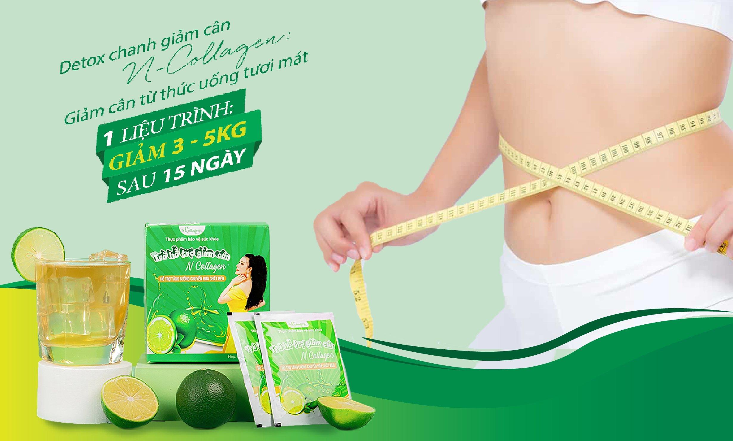 Giữ cân không khó - vì đã có Detox Chanh N-Collagen