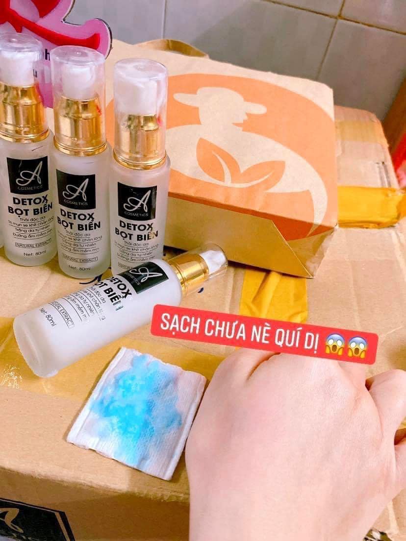 Làm sạch từ gốc bí quyết của làn da không mụn với Detox A COSMETICS PHƯƠNG ANH