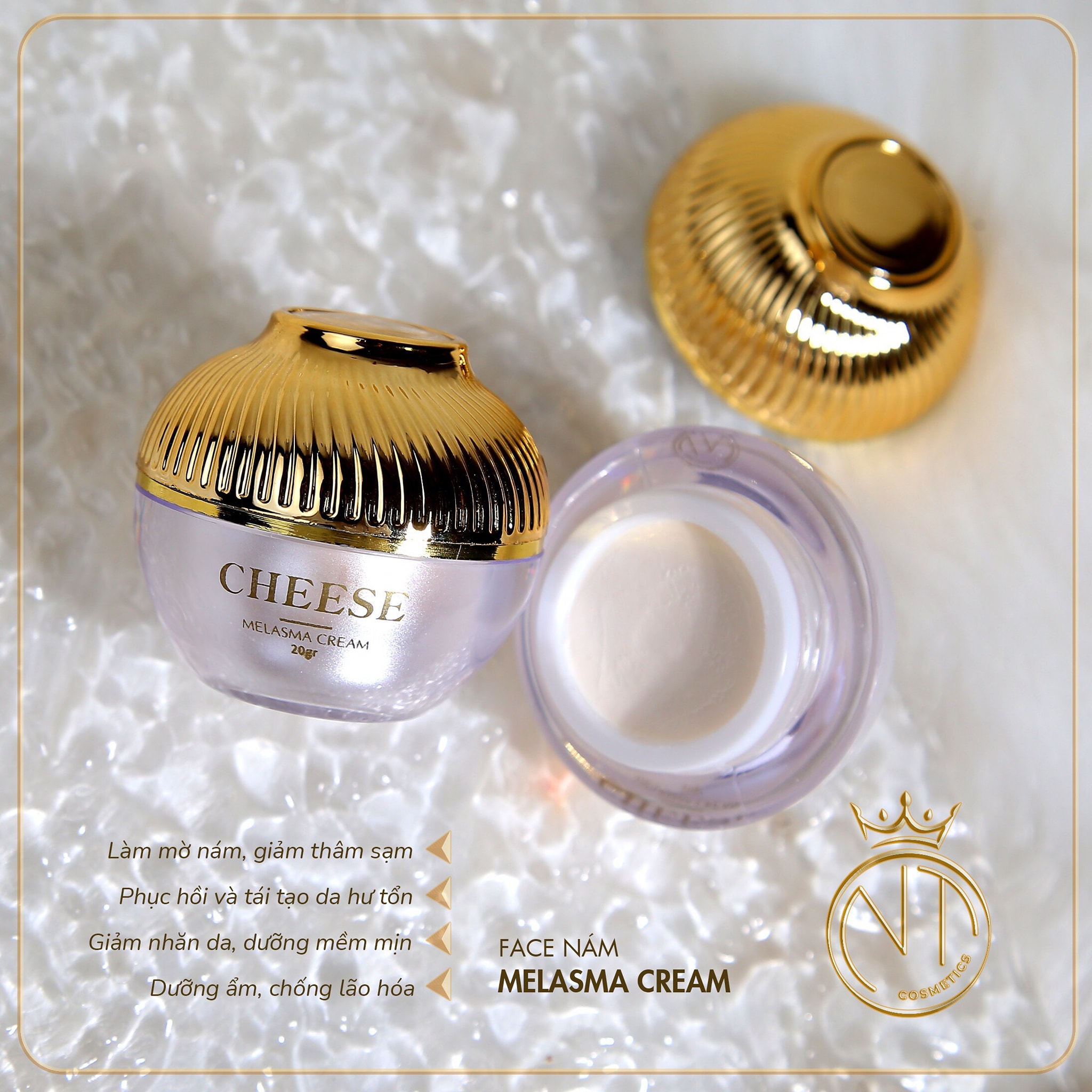 Say goodbye nám cùng kem đặc trị nám Cheese Melasma Cream